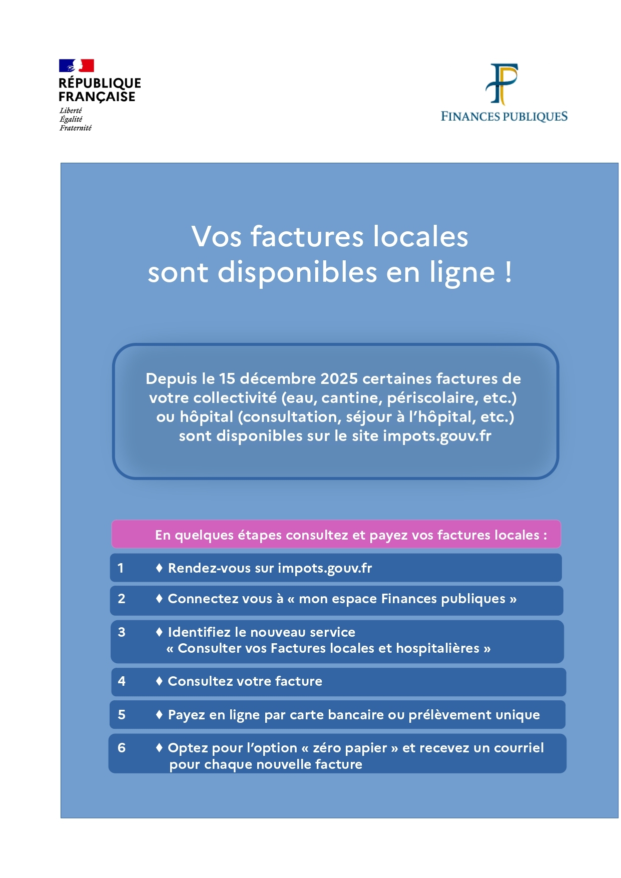 AFFICHE FINANCES PUBLIQUES