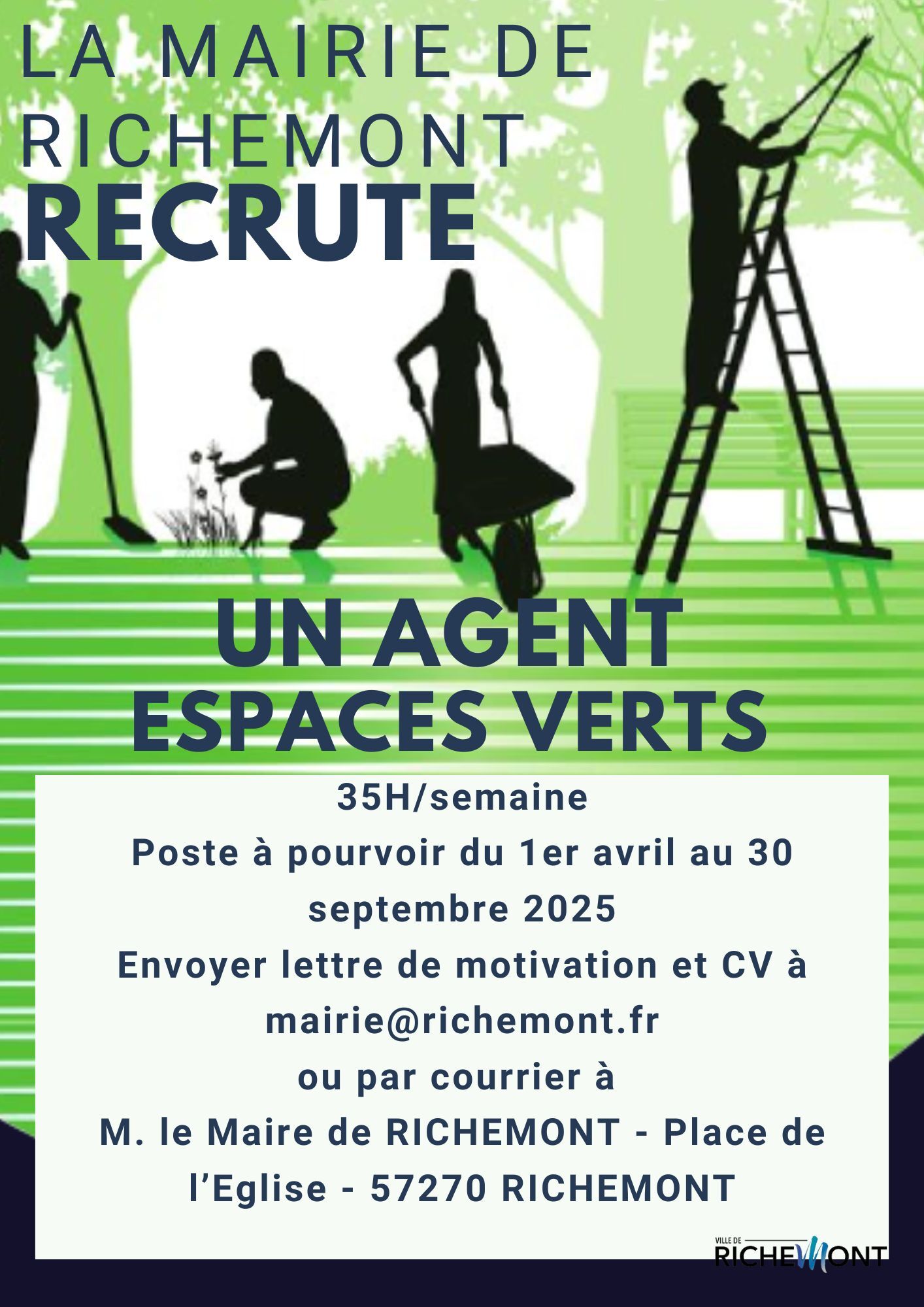 OFFRE EMPLOI ESP VERT 2025